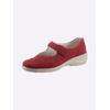 Ballerina WALDLÄUFER, Damen, Gr. 4,5, rot, Nubukleder, sportlich, Schuhe