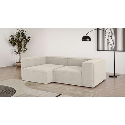 Ecksofa INOSIGN "XL HAILY L-Form, Modularsofa extra tief, Maße B/T/H: 260/160/72 cm", beige (hellbeige), B:260cm H:72cm T:160cm, 100% Polyester, Sofas, als Modul oder separat verwendbar, für individuelle Zusammenstellung Image