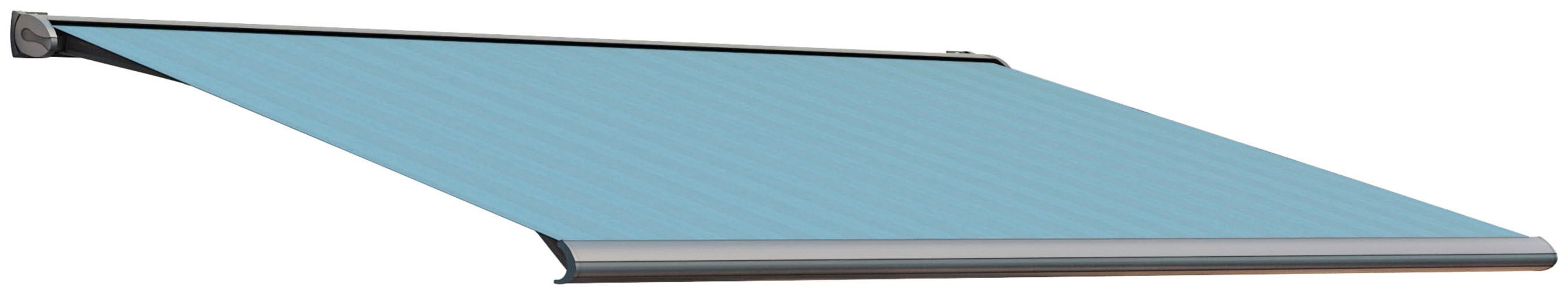 Kassettenmarkise WISMAR "S-Compact", blau, B:350cm H:19cm, Polyacryl, Markisen Image