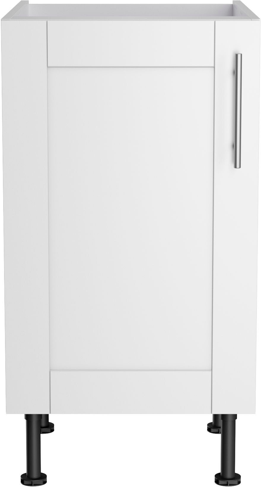 Spülenschrank KOCHSTATION "KS-Ahus", weiß (weiß matt, weiß), B:45cm H:87cm T:58,4cm, Schränke, Breite 45 cm Image