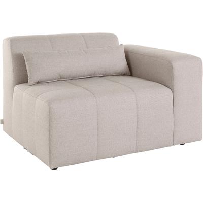 Sofaelement "Maileen", beige, B:116cm H:74cm T:90cm, 100% Polyester, LEGER HOME BY LENA GERCKE, Polsterelemente, Modul Sessel mit Armlehne, verknüpfbar mit anderen Modulen der Serie Image