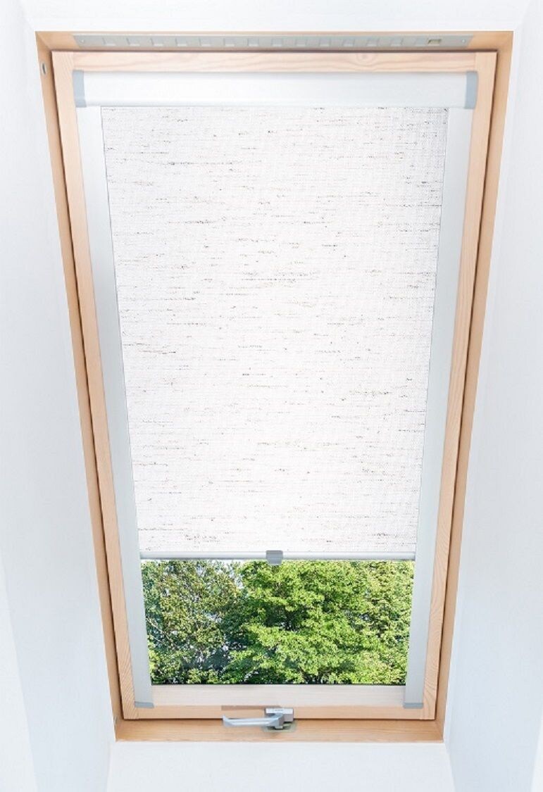 KS Handel 24 Dachfensterrollo Thermo verdunkelnd passend für Velux 047 (Baujahr 1972-2022) Natur Image