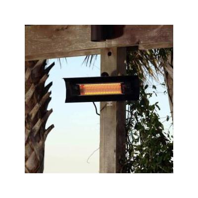 Fire Sense 60460 Black Steel Mojave Sun Mojave Sun Black Steel Wall Mounted Infrared Patio Heater 60