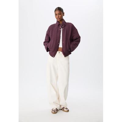 Stradivarius Puffer jacket Burgundy M