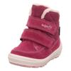Winterboots SUPERFIT "GROOVY 2.0 WMS: Mittel", Kinder, Gr. 23, pink (fuchsia, rosé), Veloursleder, Polyester, casual, Schuhe, Snowboots mit GORE-TEX, Größenschablone zum Download