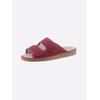 Pantolette CASUAL LOOKS, Damen, Gr. 36, rot (bordeaux), Textil, modisch, Schuhe
