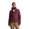 Outdoorjacke MARC O'POLO "mit recycelten Materialien", Damen, Gr. 42, rot (aubergine rot), Obermaterial: 100% Polyamid, unifarben, casual, tailliert, Langarm, Jacken