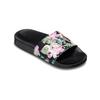 Sandale ROXY "Rg Slippy Ii", Gr. 35, pink (schwarz, pink stencil), Obermaterial: 100% PU, Futter: 100% Textil, Laufsohle: 100% EVA, Schuhe