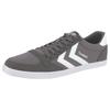 Sneaker HUMMEL "Slimmer Stadil Canvas Low", Gr. 42, grau, Veloursleder, Textil, sportlich, Schuhe Retrosneaker Sneaker low Skaterschuh