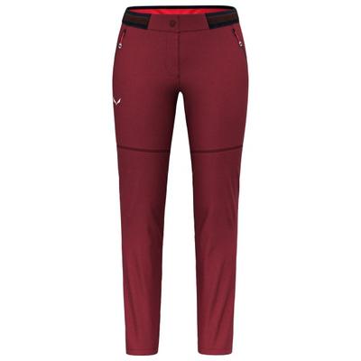 Salewa - Women's Pedroc 2 Durastretch 2/1 Zip Off Pant - Trekkinghose Gr 40 rot Image