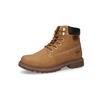 Schnürboots DOCKERS BY GERLI, Herren, Gr. 43, gold (golden tan), Nubuklederimitat, casual, Schuhe, Workerboots, Schnürstiefel mit Blockabsatz