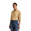 Langarmbluse MARC O'POLO "aus Organic Cotton-Lyocell-Mix", Damen, Gr. 38, braun (pure sand), Obermaterial: 78% Baumwolle, 22% Lyocell, unifarben, Basic, regular fit normal, Langarm Manschette, Blusen