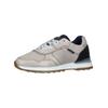 Sneaker BULLBOXER "Bullboxer Sneaker Leder", Herren, Gr. 45, grau, Leder, casual, Schuhe