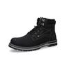 Schnürboots DOCKERS BY GERLI, Herren, Gr. 46, schwarz, Lederimitat, Schuhe, Winterboots, Workerboots mit Profilsohle