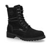 Stiefelette DOCKERS BY GERLI, Damen, Gr. 42, schwarz, Velourslederimitat, Schuhe, Schnürboots mit modischer Schnürung