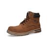 Winterboots DOCKERS BY GERLI, Herren, Gr. 45, braun (cognac), Lederimitat, Schuhe, Winterboots, Workerboots mit Profilsohle