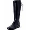 Weitschaftstiefel SHEEGO, Damen, Gr. 37, schwarz, Leder, Schuhe