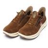Sneaker ARA "SAPPORO", Damen, Gr. 7 (40,5), braun (dunkelbraun, metallic), Veloursleder, Glattleder, sportlich, Schuhe, Plateausneaker, Schnürschuh in Komfortweite H (= sehr weit)