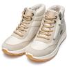 Sneakerboots ARA "NEW YORK", Damen, Gr. 2,5, beige (creme, hellbeige), Textil, Veloursleder, sportlich, Schuhe, Winterboots, Snowboots mit Gore-Tex, H-Weite