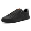 Sneaker MARCO TOZZI, Herren, Gr. 43, schwarz, Lederimitat, unifarben, sportlich, Schuhe, Freizeitschuh, Halbschuh, Schnürschuh mit seitlicher Logoprägung