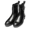 Stiefelette ARA "TULSA", Damen, Gr. 4,5 (37,5), schwarz, Glattleder, unifarben, modisch, Schuhe, Biker Boots, Stiefel mit Blockabsatz in G-Weite