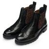 Chelseaboots ARA "TULSA", Damen, Gr. 7,5 (41), schwarz, Lackleder, Elastischer Einsatz, glänzend, elegant, Schuhe, Boots, Winterboots in Weite G (= weit)