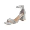 Riemchensandale STEVE MADDEN "STEVE MADDEN Sandalen Lederimitat/Textil", Damen, Gr. 37, silber, Lederimitat, Textil, casual, Schuhe