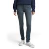 Slim-fit-Jeans TOM TAILOR, Damen, Gr. 27, Länge 30, blau (mid stone blau grau denim), Denim/Jeans, Obermaterial: 70% Baumwolle, 28% Polyester, 2% Elasthan. Futter: 65% Baumwolle, 35% Polyester, unifarben, casual, slim fit knöchellang, Jeans, im...