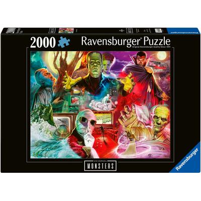 Puzzle RAVENSBURGER "Universal Multiproperty - Universal Monsters", bunt, Puzzles, KinderB:98cm H:75cm, Pappe, Motiv, Made in Germany, B:98cm H:75cm Image