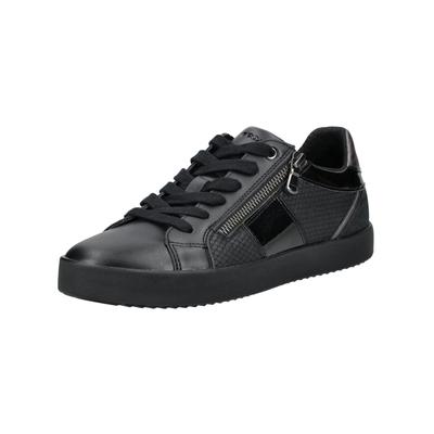 Sneaker GEOX "Geox Sneaker Leder/Synthetik", Damen, Gr. 41, schwarz, Leder, Synthetik, casual, Schuhe Image