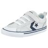 Sneaker CONVERSE "PRO BLAZE STRAP LEATHER EASY ON", Gr. 25, barely grau, navy, weiß, Leder, sportlich, Schuhe