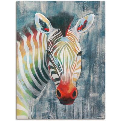 Wandbild ARTLAND "Prisma Zebra I", grau (farbe bild(er): grau), B:60cm H:80cm, Bilder, als Alubild, Outdoorbild, Leinwandbild, Wandaufkleber, versch. Größen Image