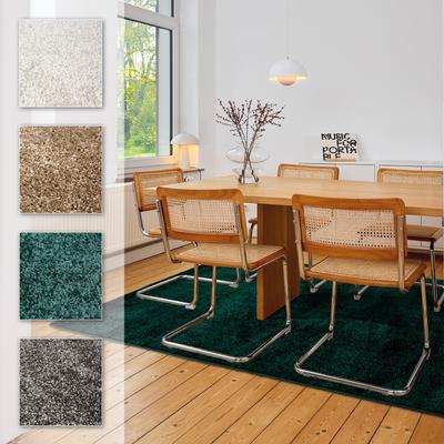 Teppich ASTRA "Sam 250", grün (dunkelgrün), B:160cm H:8mm L:230cm, Obermaterial: 100% Polypropylen, Teppiche, weicher Kurzflor, Wohnzimmer, Schlafzimmer Image
