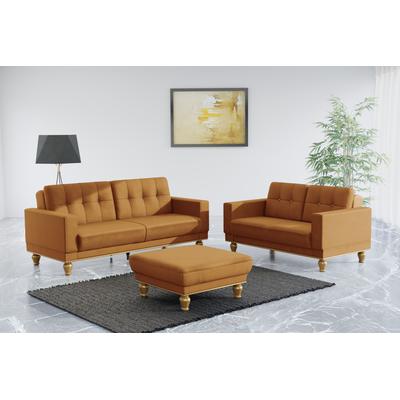 2-Sitzer SIT & MORE "Orient 5", gold, B:165cm H:90cm T:97cm, 100% Polyester, Sofas, Rückenkissen mit Strass-Stein, goldfarbene Applikationen Image