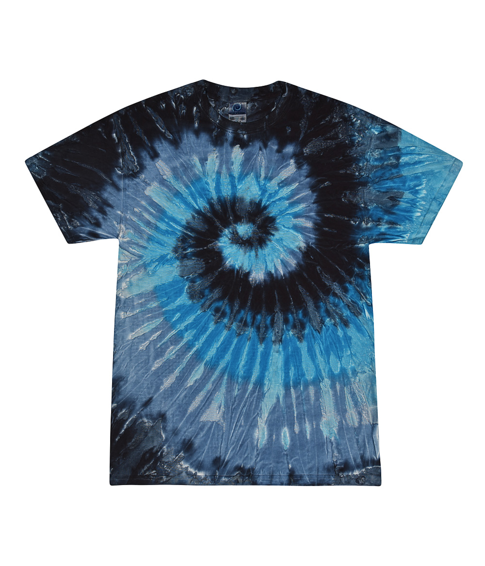 Tie-Dye CD100Y Youth Tie Dye Top in Evening Sky size Small | Cotton