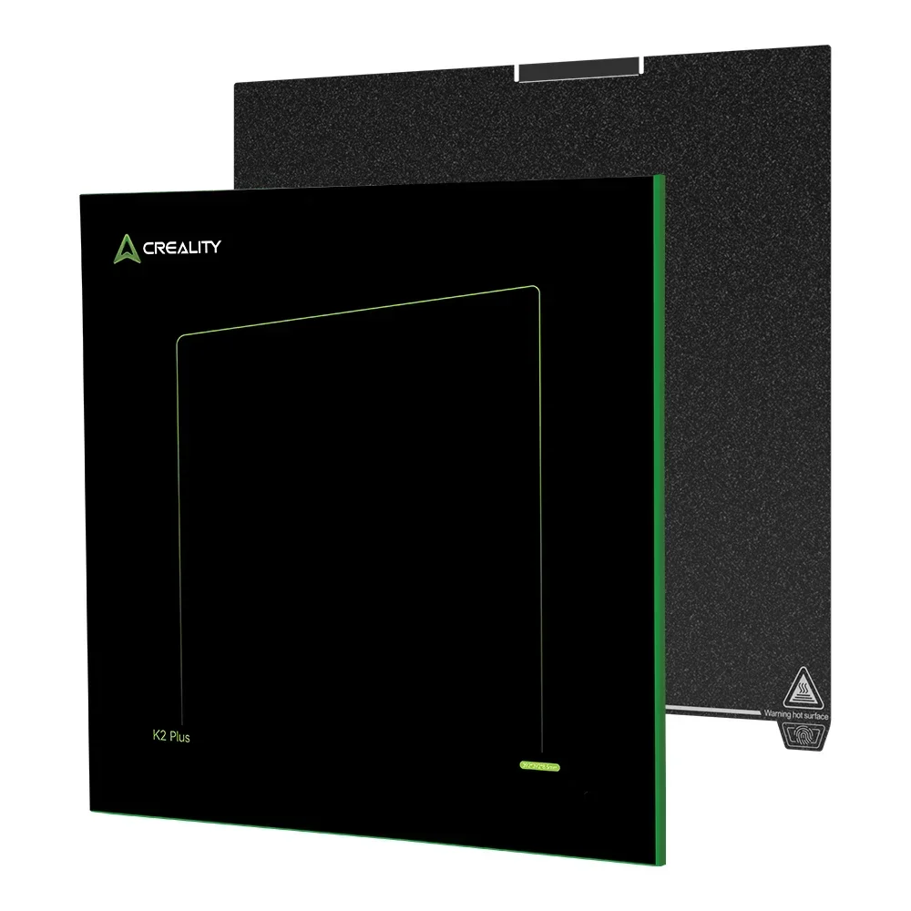 Creality K2 PLUS PEI Frosted Bauplatte 370 x 370 mm, hohe Festigkeit und Verschleißfestigkeit, einfache Entfernung von Modellen, Original-3D-Druckerteile Image
