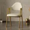 Commode de chambre, chaises de salle à manger, meubles modernes du milieu du siècle, fauteuil squelette en métal, fauteuil de maquillage Simple, meubles de cuisine