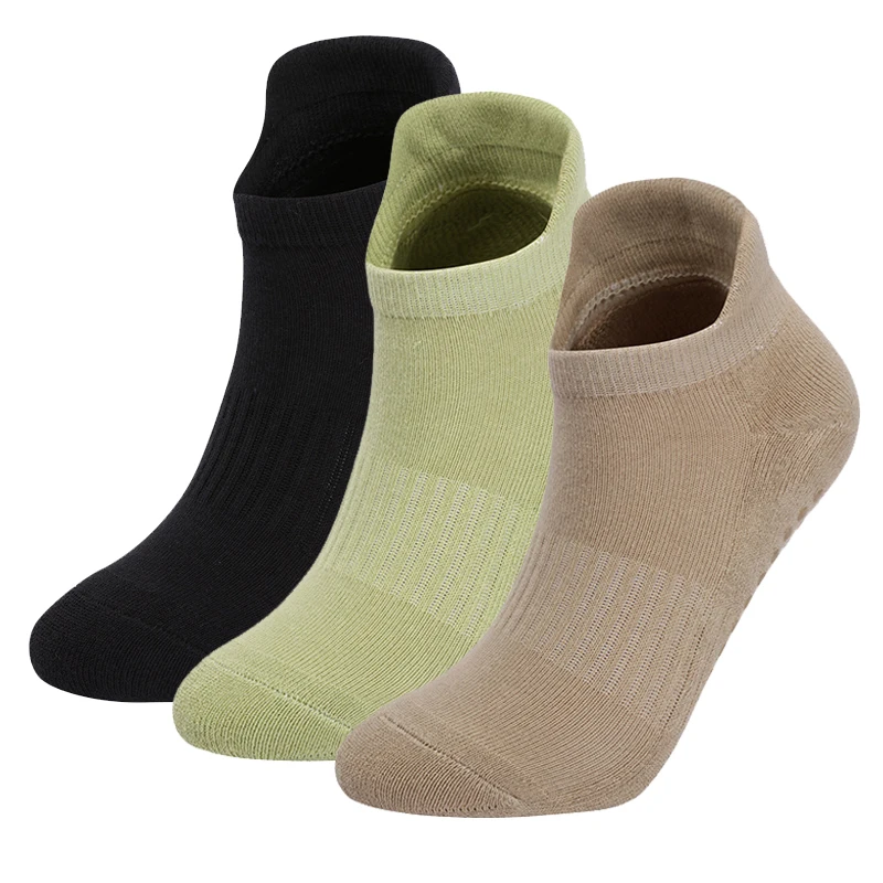 Profession elle Damen Fitness Pilates Socken rutsch feste atmungsaktive Anti-Rutsch-Boden Yoga Socken Frauen tanzen Ballett Sport Baumwoll socken Image