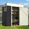 5X3 FT Heavy Duty Outdoor Metal Storage Shed,Lockable Garden Shed with Rotating Roof, Waterproof Shed for Bike Storage