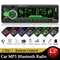 Lecteur de musique MP3 pour voiture, récepteur stéréo, Bluetooth, FM, AUX, USB, carte TF, kit de tableau de bord, prise en charge universelle, télécommande, 1Din