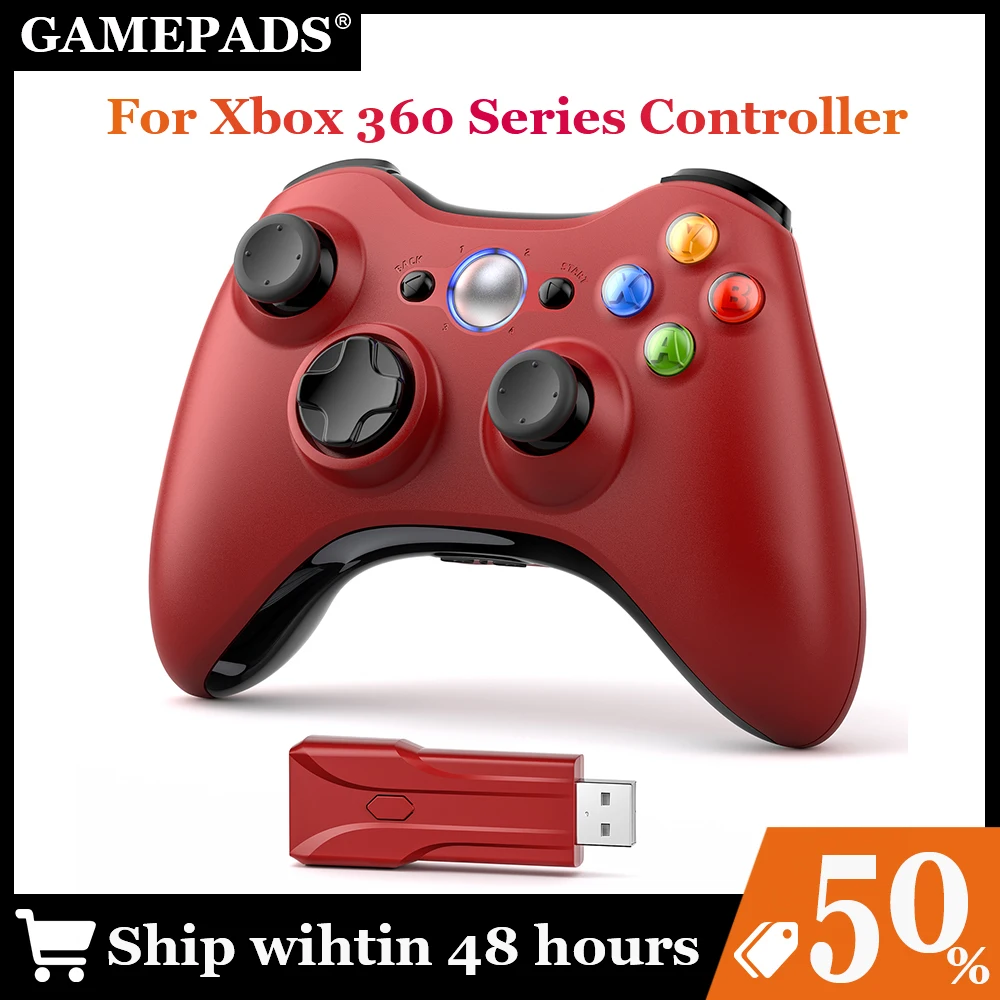 Für Xbox 360 Gamepad Wireless Vibration Joystick für Xbox 360/PC Konsole Kompatibel mit Windows 7 8 10 Game Controller