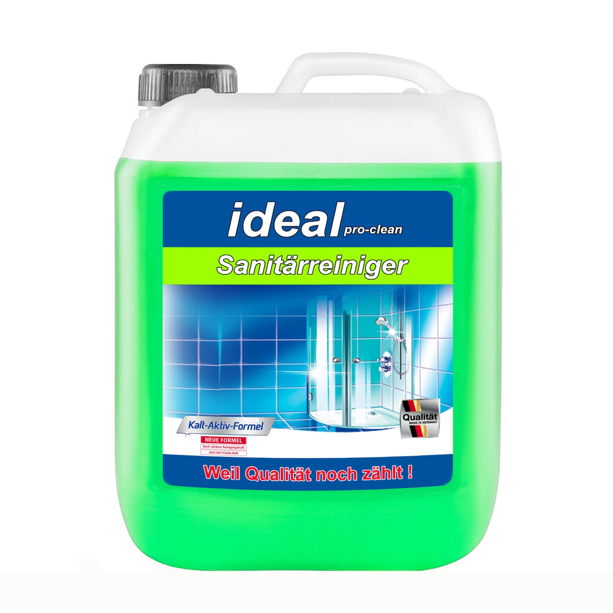 10 Liter ( 1 x 10 Liter ) ideal pro-clean Kalklöser Sanitärreiniger als hochaktives Konzentrat Image