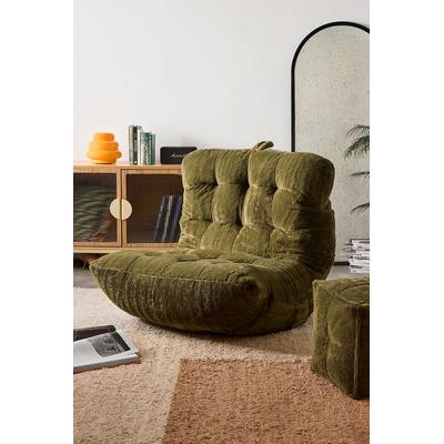 Greta Teddy Bean Bag - Green 93.5cm x 78cm x 58cm at Urban Outfitters