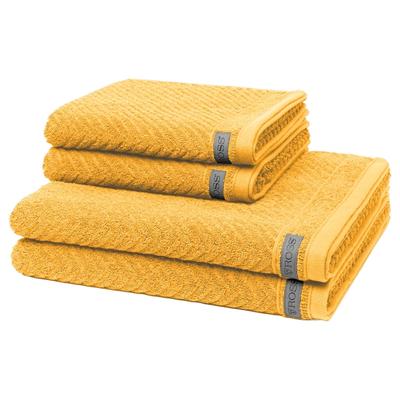 ROSS Smart 4-teilig Handtuch-Set Aprikose Gold Image