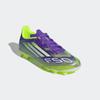 Fußballschuh ADIDAS PERFORMANCE "F50 LEAGUE MULTI-GROUND KINDER-STIEFEL", Gr. 37, lila rush, cloud weiß, lucid lemon, Synthetik, Textil, sportlich, Schuhe, geeignet für Rasen- und Kunstrasenplätze