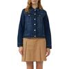 Jeansblazer S.OLIVER, Damen, Gr. 40, blau, Denim/Jeans, Obermaterial: 86% Baumwolle, 13% Polyester, 1% Elasthan, unifarben, casual, slim fit taillenbedeckt, Langarm, Blazer, mit Taschen