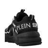 Sneaker PLEIN SPORT "Sneaker", Gr. 43, Normalschaft, 0270, schwarz, silber, Schuhe