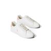Sneaker CALVIN KLEIN "LOW PRO CUPS LTH MG", Damen, Gr. 41, rosa (weiß, rose), Leder, unifarben mit Farbeinsatz, klassisch, Schuhe, Schnürschuh, Halbschuh, Freizeitschuh mit seitlichem CK-Logo