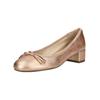 Pumps HÖGL "Högl Pumps Leder", Damen, Gr. 40, gelb (sun), Leder, casual, Schuhe