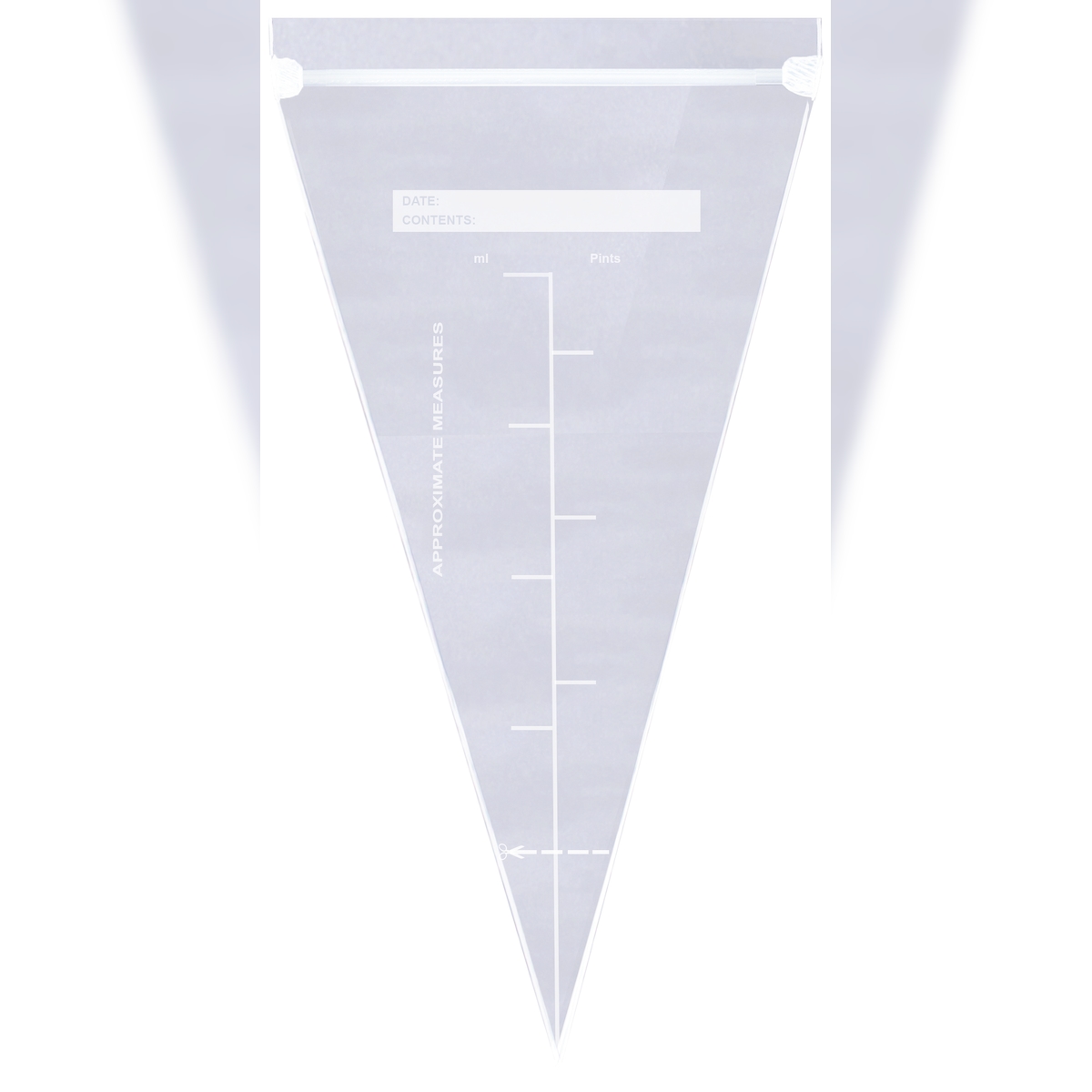 Schneider - Einweg-Spritzbeutel mit ZIPPER Verschluß, 320 mm x 150 mm, 50 µ Image